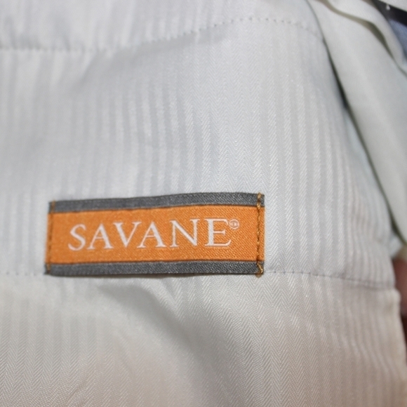 Savane Flat Front Prium Flex Gabardine Dress Pants - Picture 4 of 6